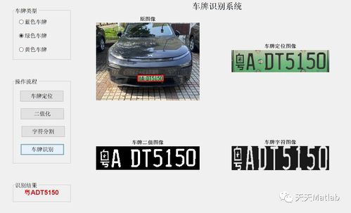 基于模板匹配實現藍色 綠色 黃色車牌識別附matlab代碼
